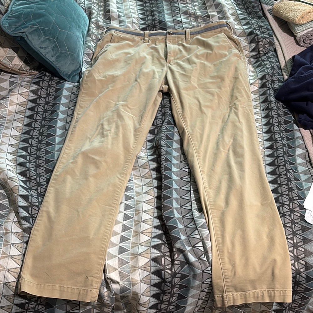 Express Tan Chinos Classic Cotton Blend
